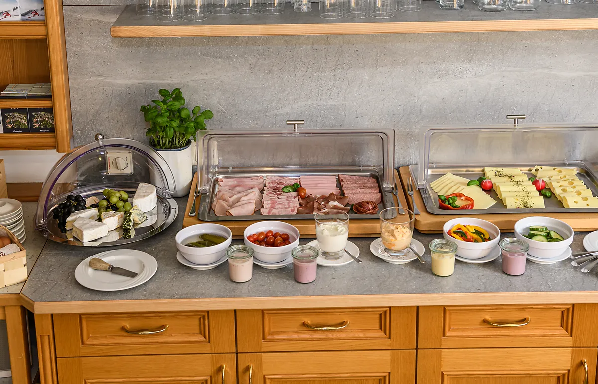 Frühstück im Apartment Gamskar flexibel gestalteter Aufenthalt